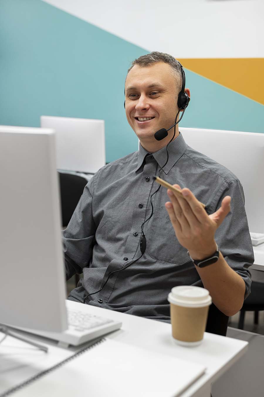 Friendly customer support team helping UK dating members